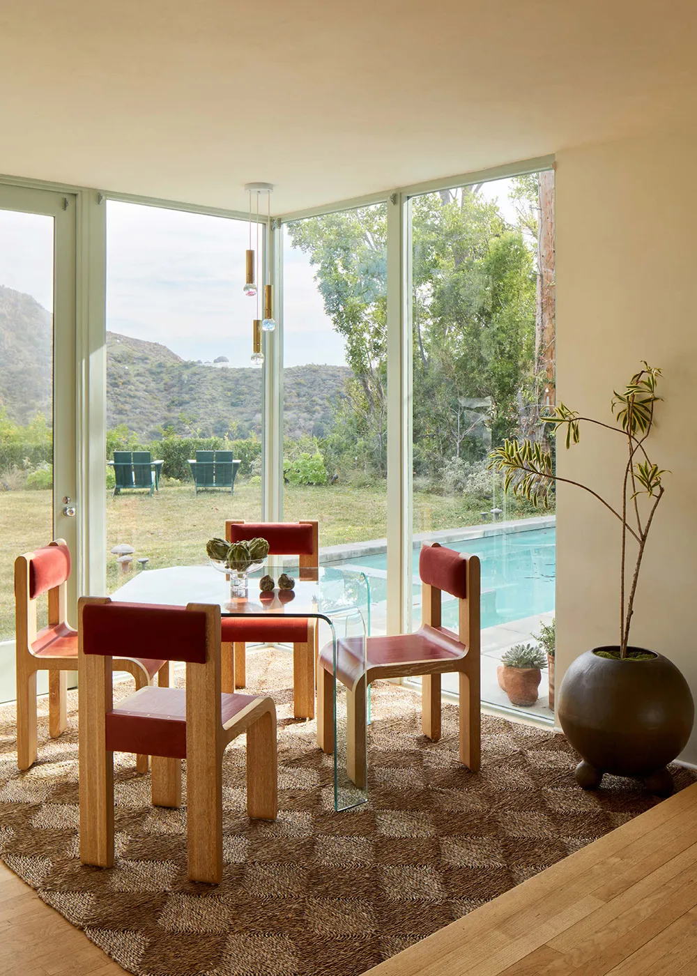 Kolorowy интерьер mid-century muzyka i piosenkarz w Holivudzie - Gallery image 14