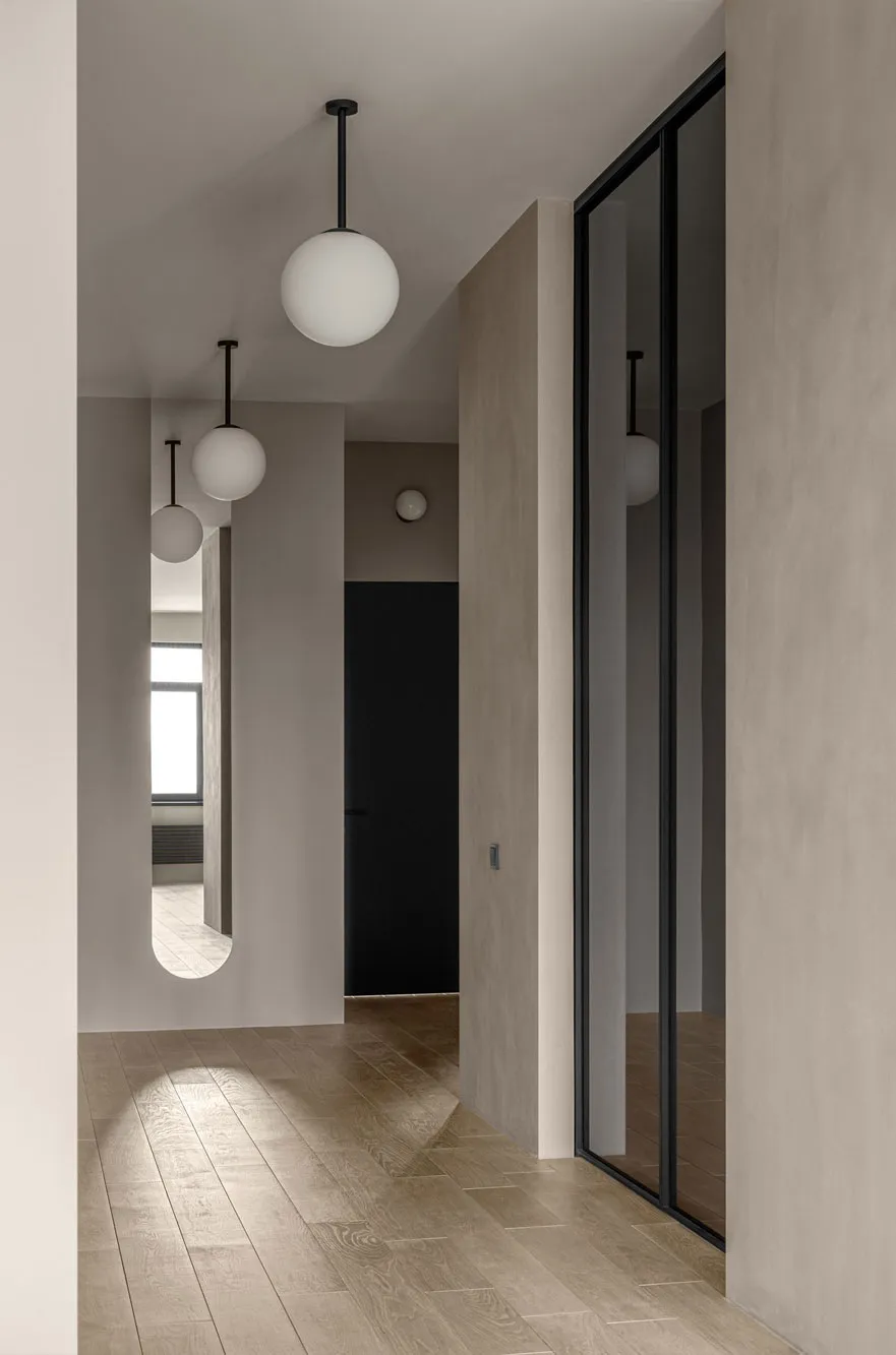 Style moderne de cuisine et plantes vivantes : appartement minimaliste à Kyiv - Gallery image 13