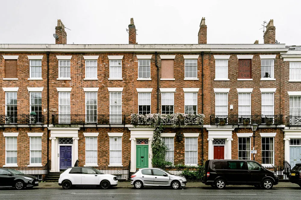 Grün-Unterschiede in den Interieurs eines georgianischen Townhouses in Liverpool - Gallery image 28