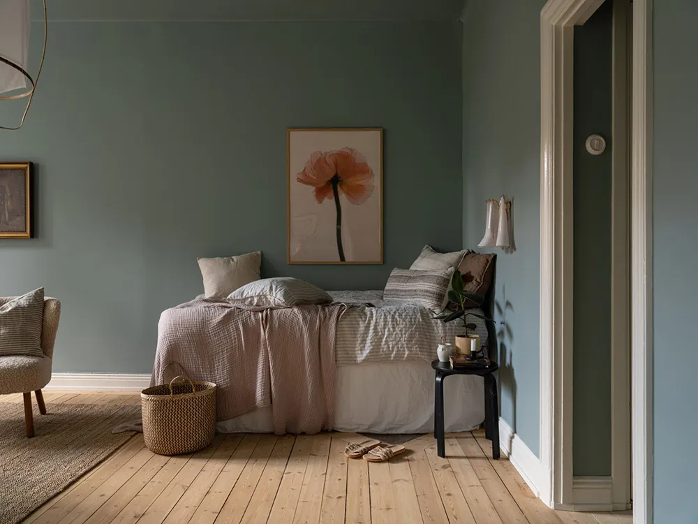 Однокомнатная квартира в Швеции с красивым оттенком стен (41 кв. м) - Gallery image 5