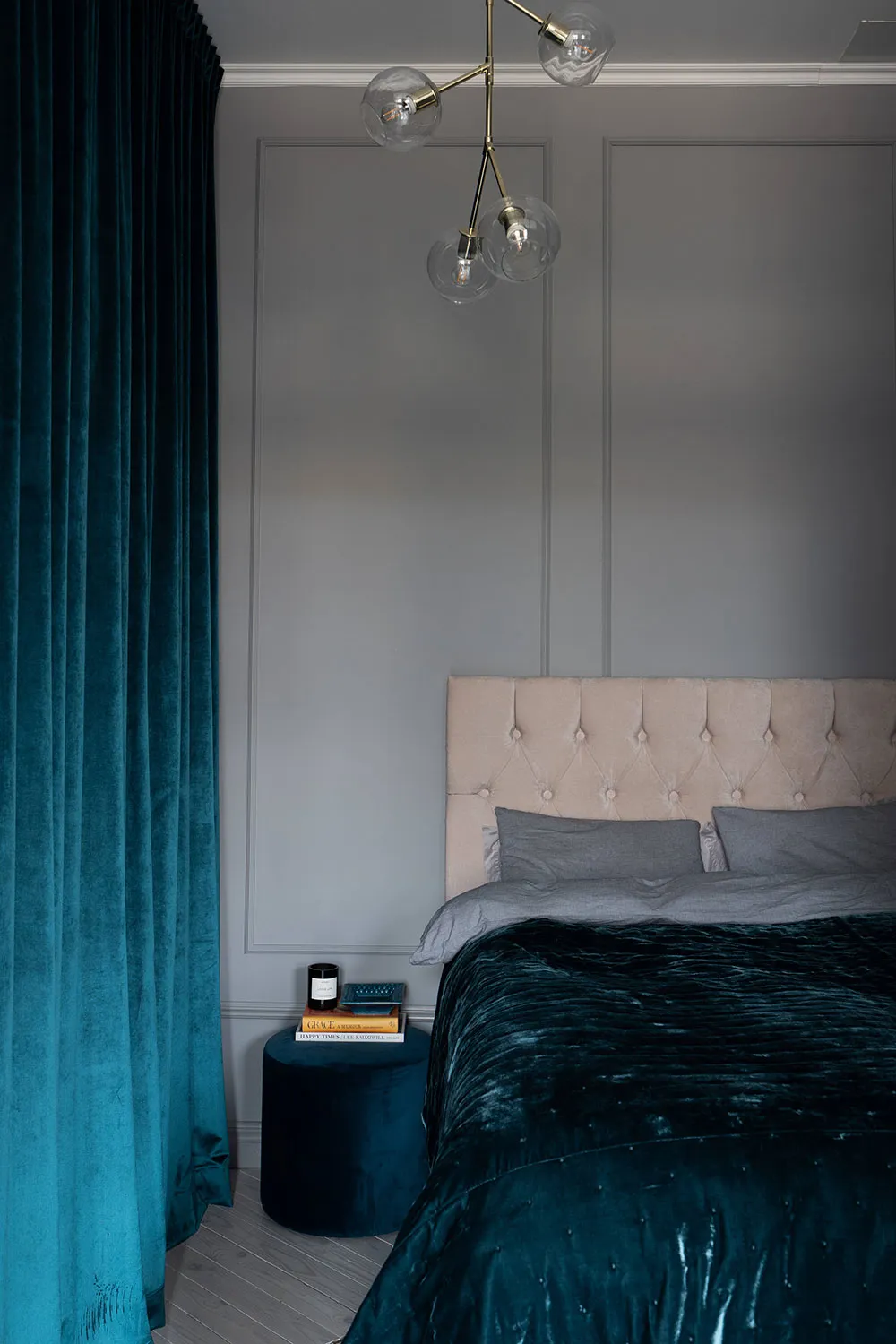 Tonos oscuros y dormitorio en nicho: apartamento pequeño en Suecia (37 m²) - Gallery image 10