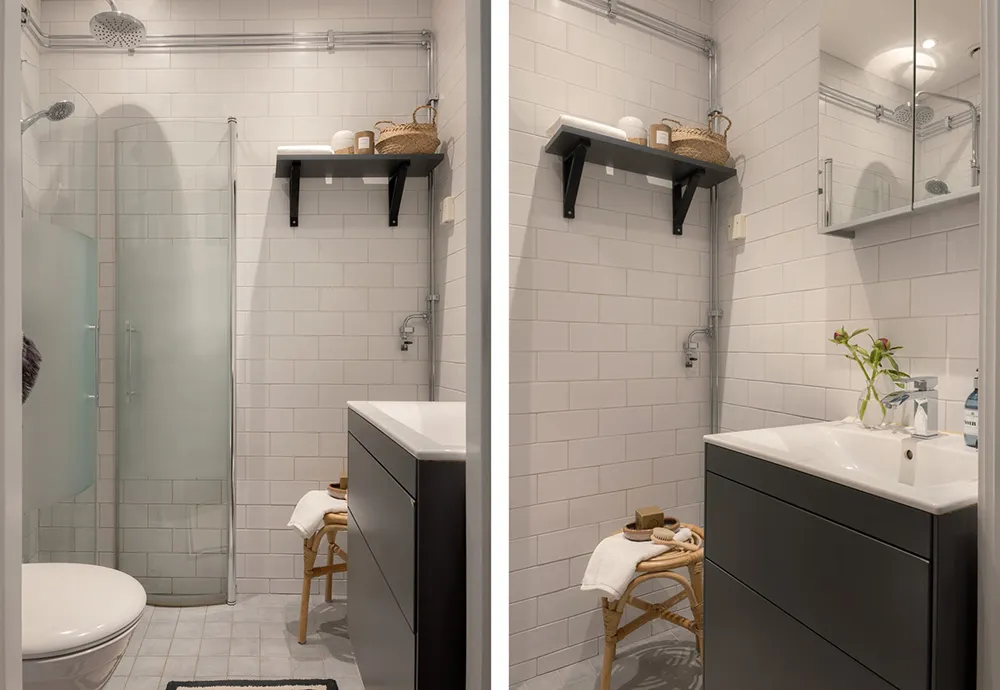 कोमल, उत्तरी यूरोपीय सजावट; हल्के पीले रंग के तत्व (65 वर्ग मीटर) - Gallery image 20