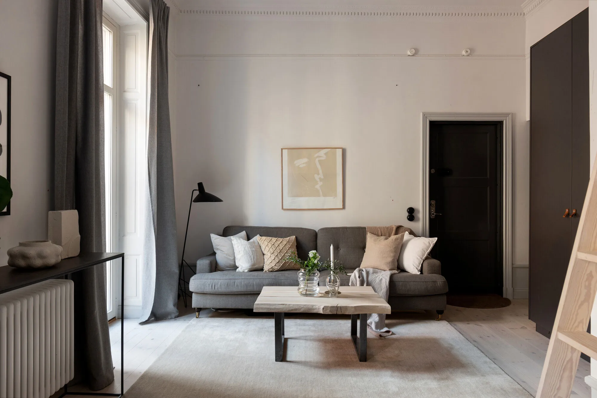 Kleine skandinavische Wohnung mit Loft (28 qm) - Gallery image 6