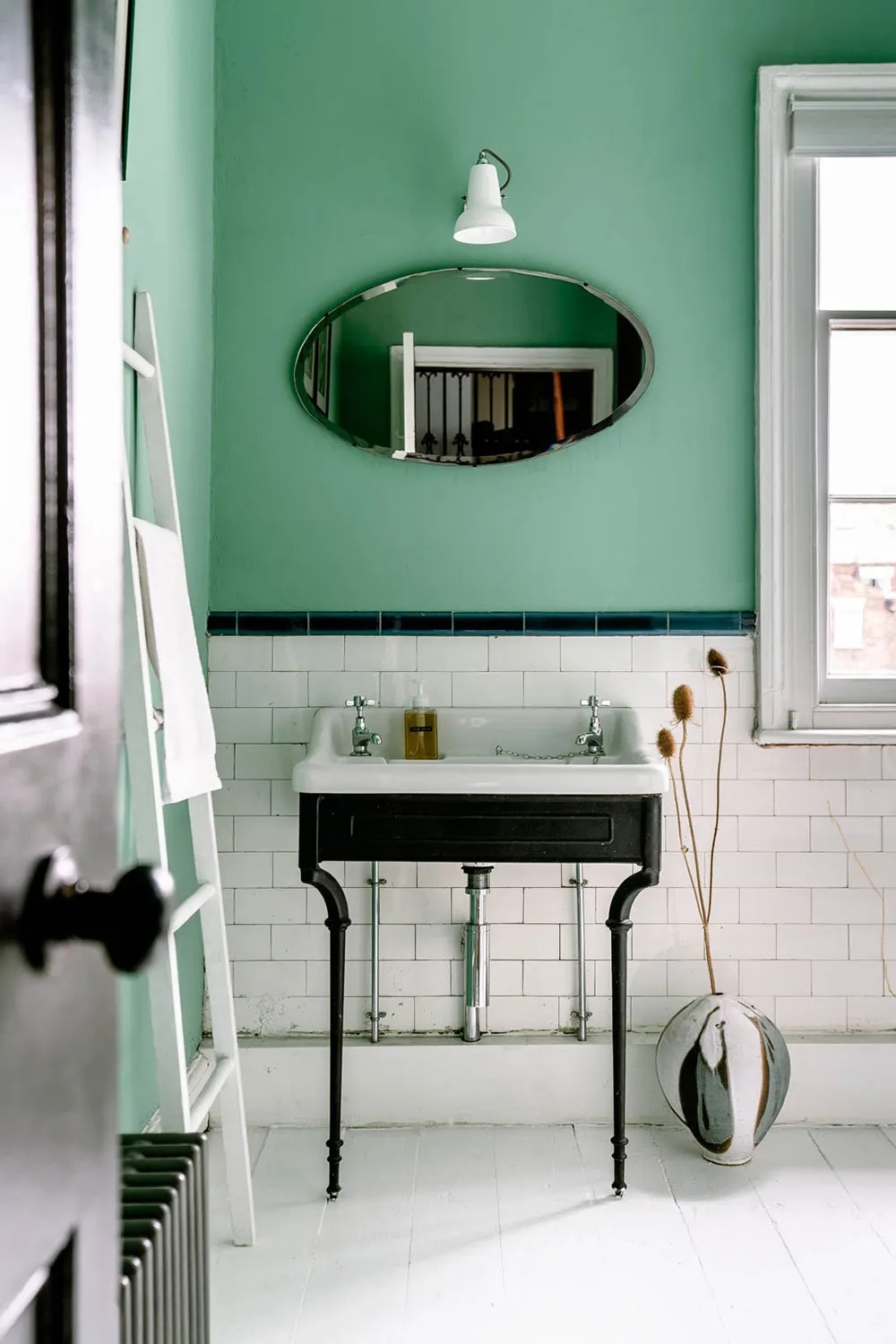 Grün-Unterschiede in den Interieurs eines georgianischen Townhouses in Liverpool - Gallery image 20