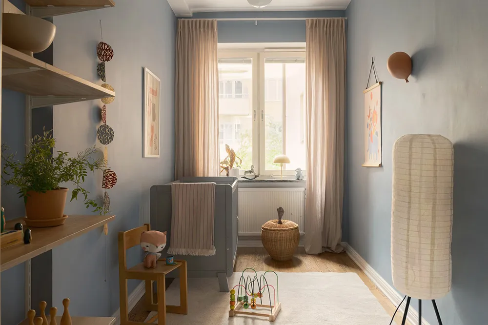 कोमल, उत्तरी यूरोपीय सजावट; हल्के पीले रंग के तत्व (65 वर्ग मीटर) - Gallery image 17