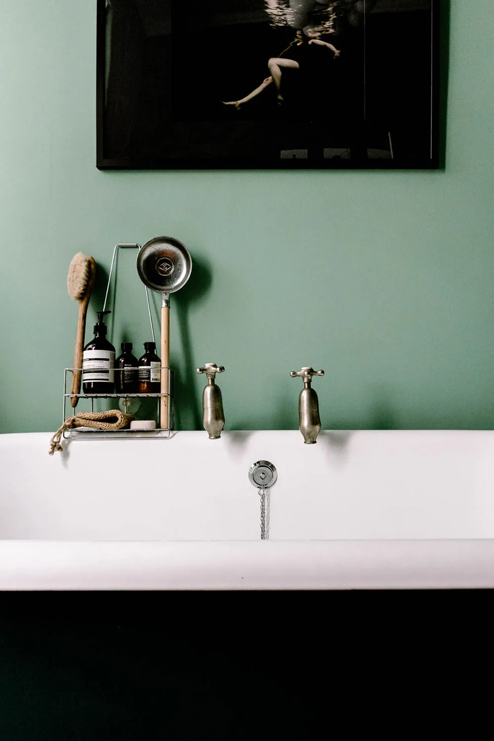 Grün-Unterschiede in den Interieurs eines georgianischen Townhouses in Liverpool - Gallery image 18