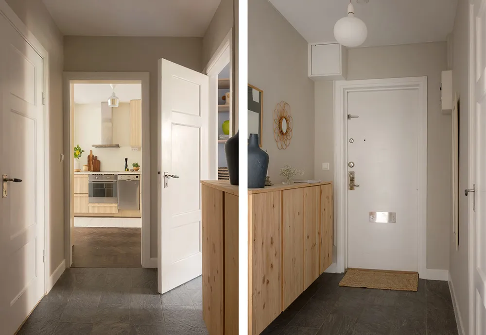 कोमल, उत्तरी यूरोपीय सजावट; हल्के पीले रंग के तत्व (65 वर्ग मीटर) - Gallery image 19