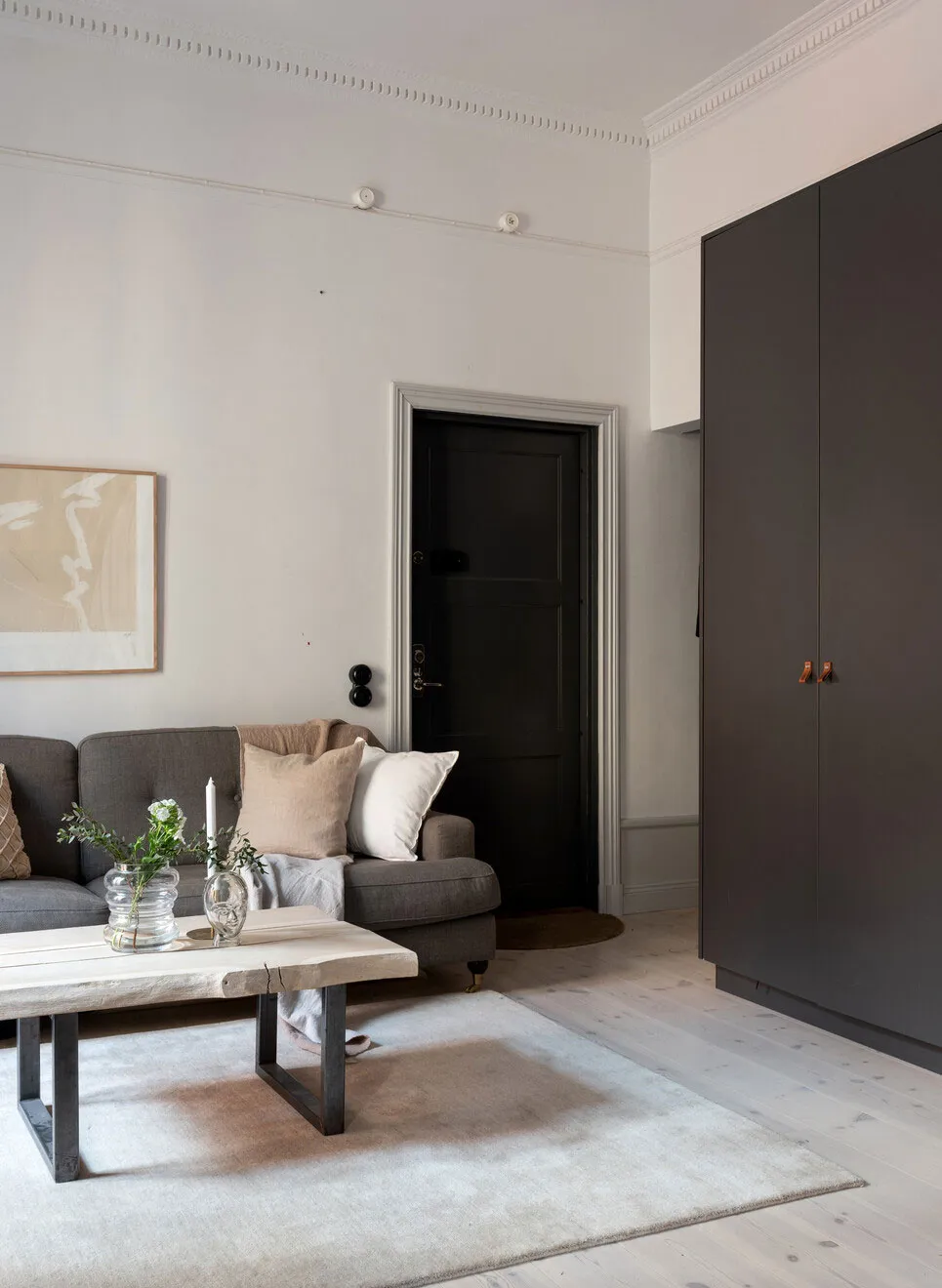 Kleine skandinavische Wohnung mit Loft (28 qm) - Gallery image 12