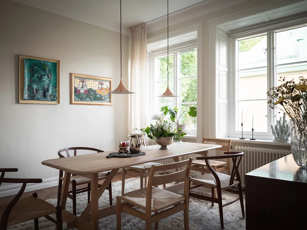 Appartement à deux étages avec de superbes fenêtres de mansarde en Suède - Gallery image 20