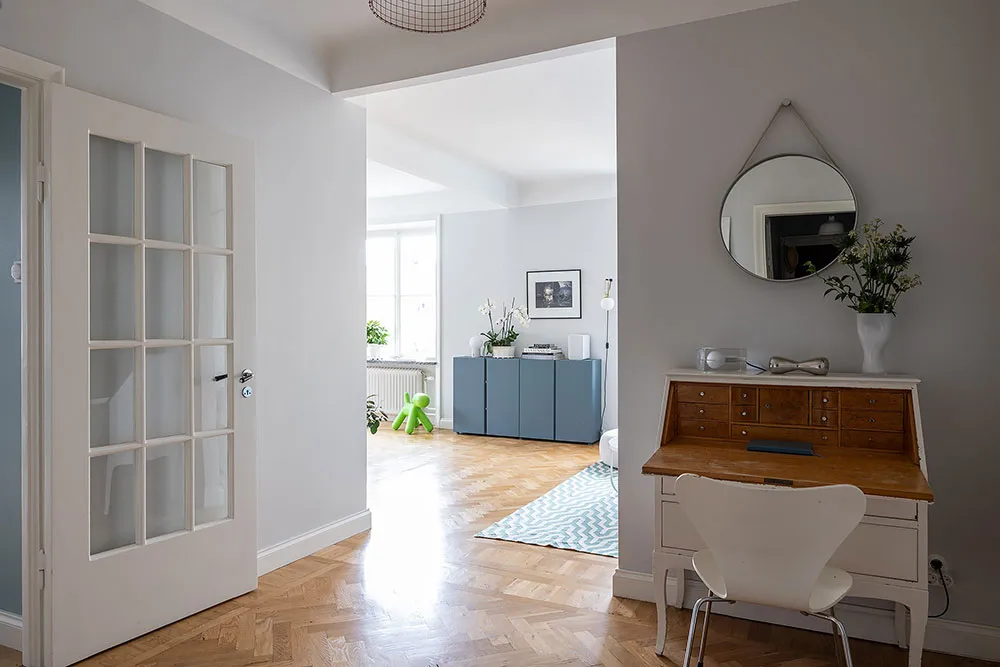 Спокойный и приятный скандинавский интерьер в прохладных тонах (83 кв. м) - Gallery image 17