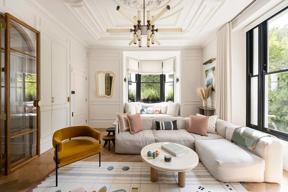 Изысканный современный интерьер в приятных пастельных оттенках в Лондоне - Gallery image 2