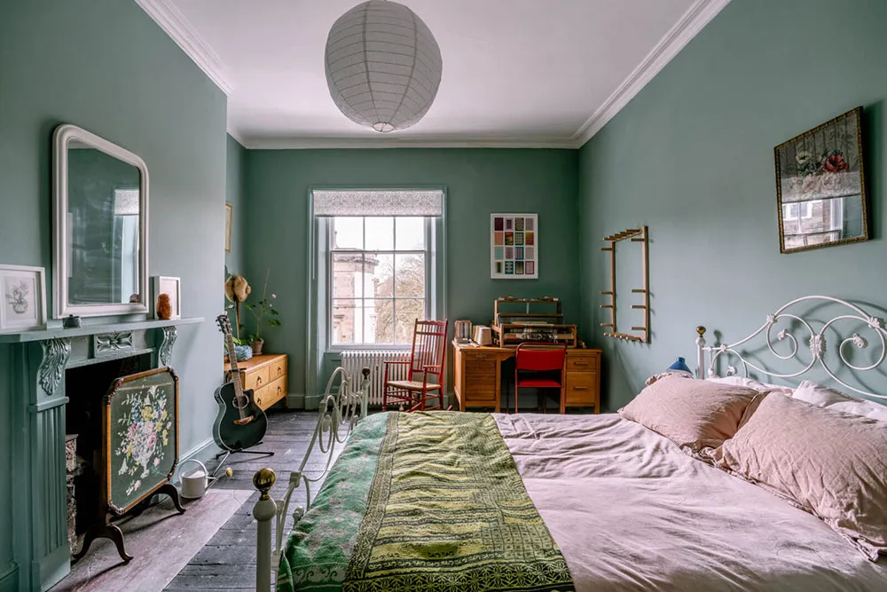 Grün-Unterschiede in den Interieurs eines georgianischen Townhouses in Liverpool - Gallery image 23