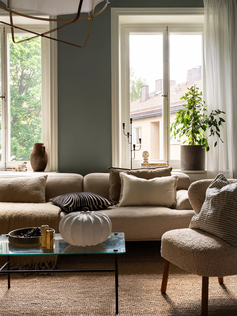 Однокомнатная квартира в Швеции с красивым оттенком стен (41 кв. м) - Gallery image 4