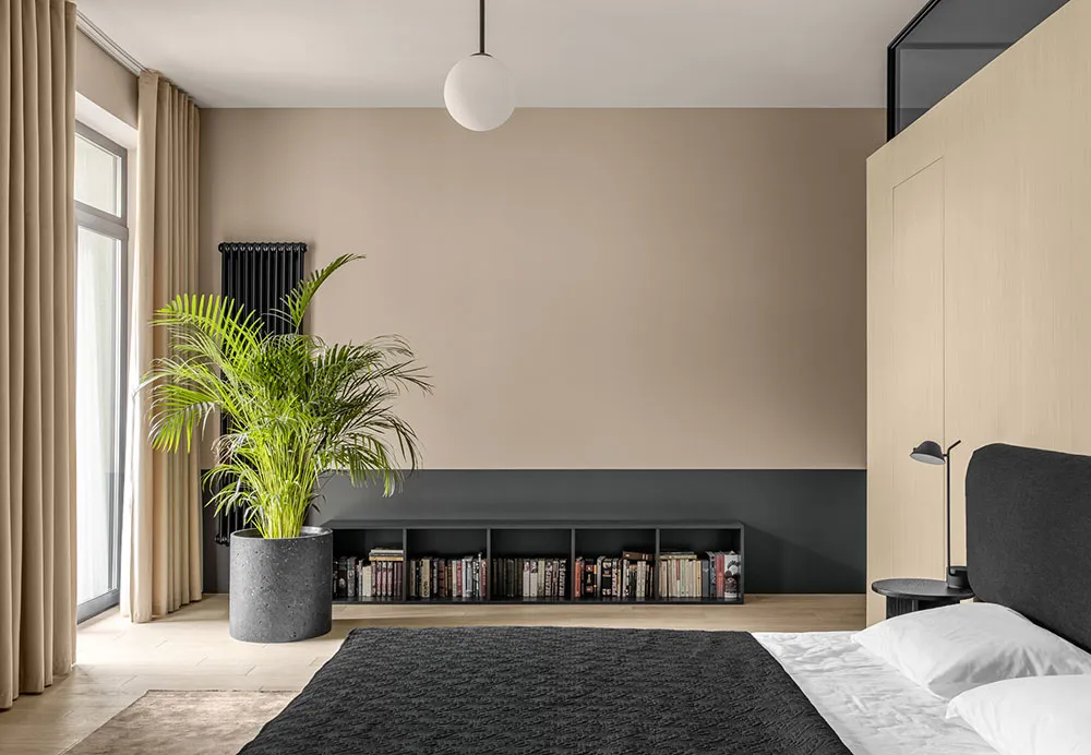 Style moderne de cuisine et plantes vivantes : appartement minimaliste à Kyiv - Gallery image 8