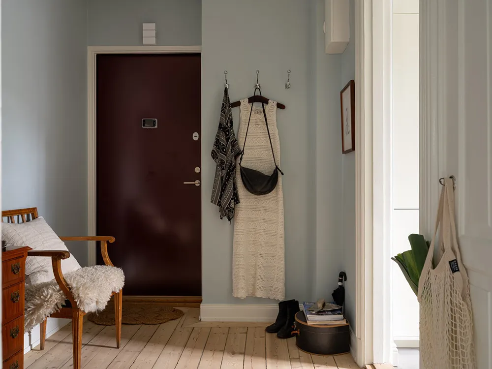 Однокомнатная квартира в Швеции с красивым оттенком стен (41 кв. м) - Gallery image 17