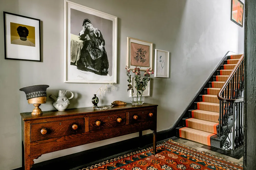 Grün-Unterschiede in den Interieurs eines georgianischen Townhouses in Liverpool - Gallery image 5