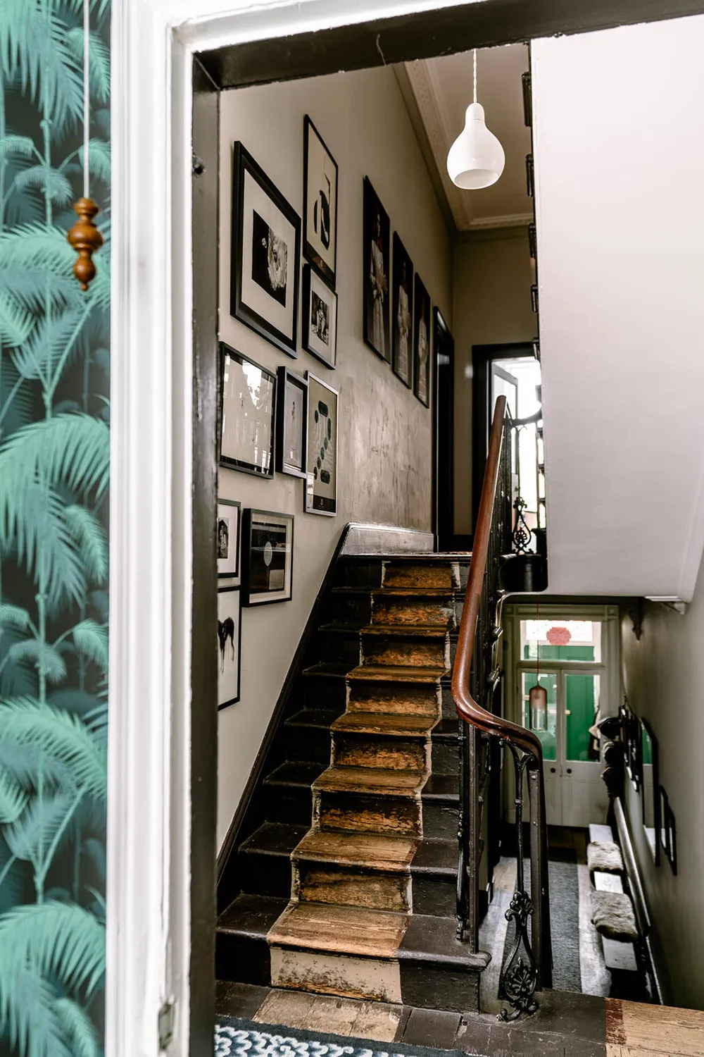 Grün-Unterschiede in den Interieurs eines georgianischen Townhouses in Liverpool - Gallery image 16