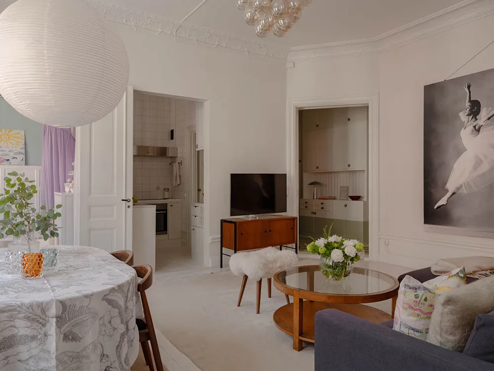 Nice Pastel Interior with Ballerina in Sweden (75 sqm) - Gallery image 25