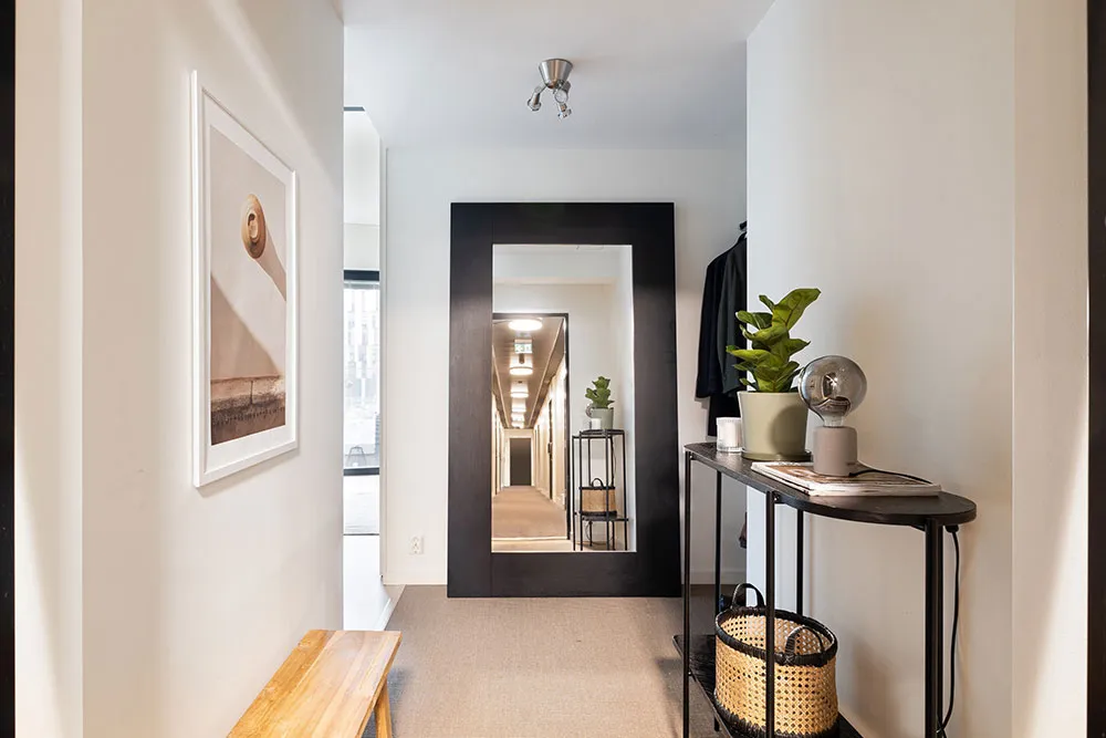 Mínimismo blanco y negro suave en Estocolmo (58 m²) - Gallery image 17