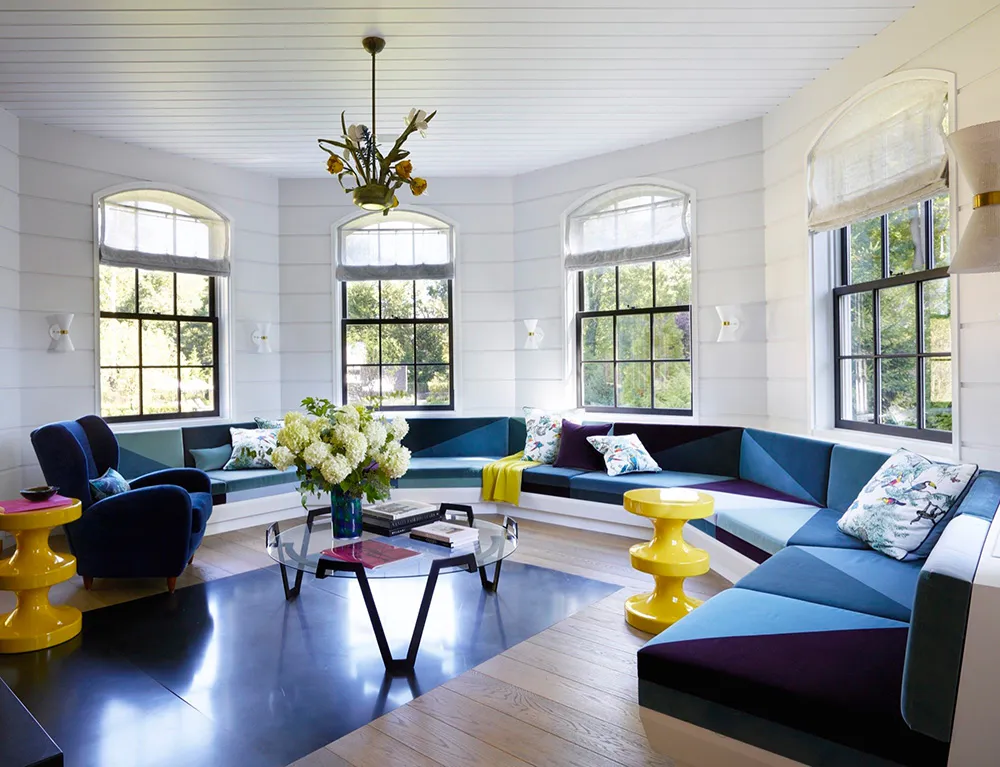 Aktive Muster und Tisch mit Käfern: Ungewöhnliches Landhaus in New Jersey - Gallery image 15