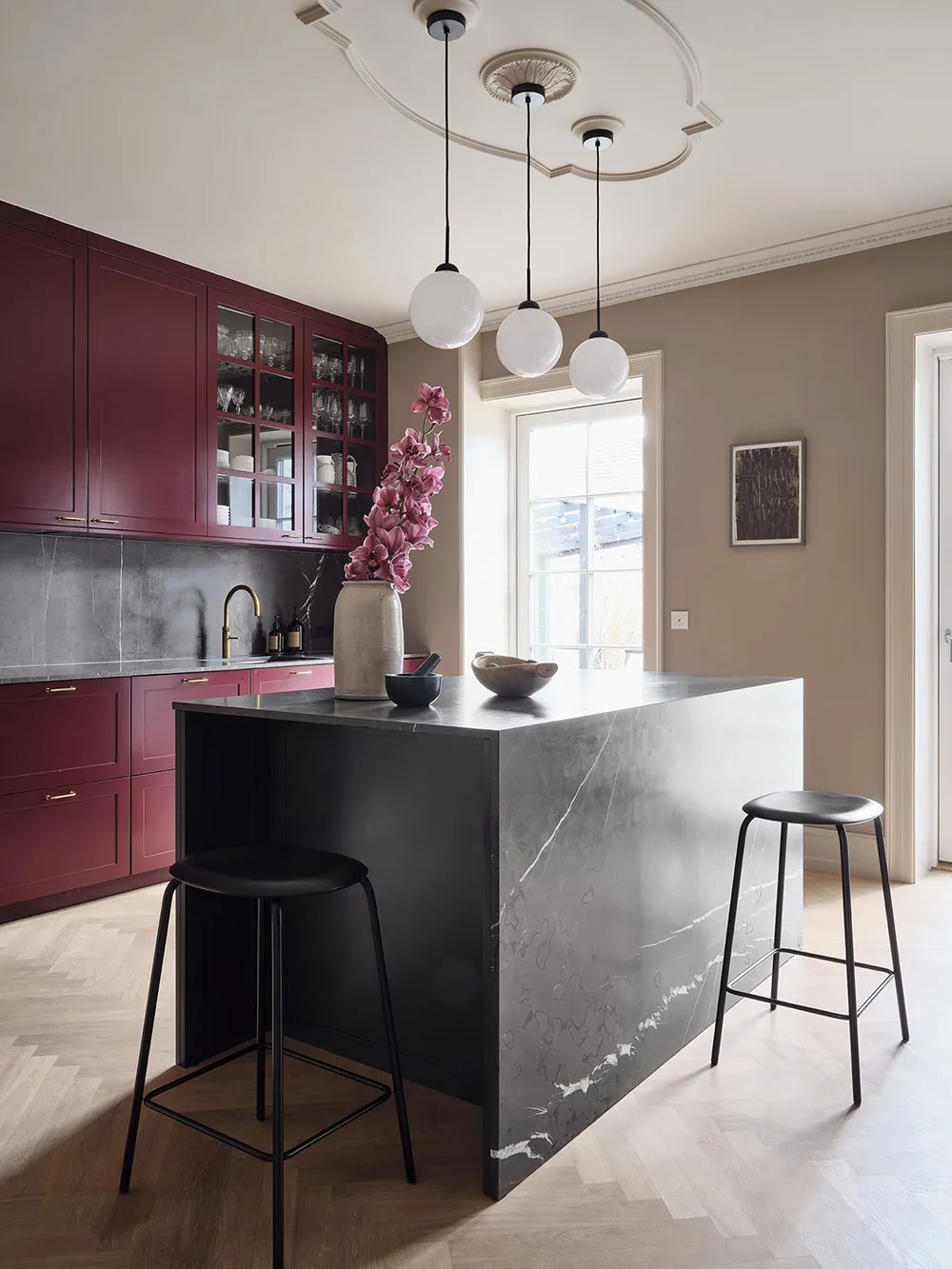 Wie in einem luxuriösen Hotel: Eleganter Interior einer historischen Villa in Dänemark - Gallery image 3