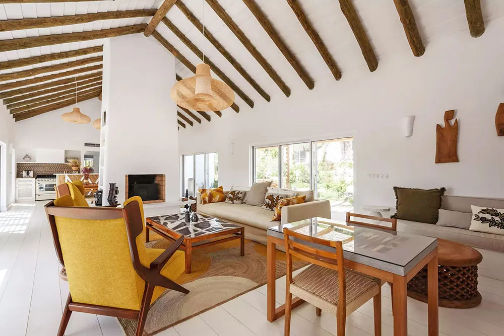 Décors tissés et ambiance de résort : villa au Portugal - Gallery image 9