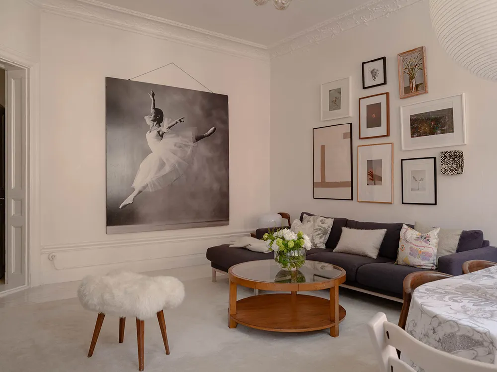 Nice Pastel Interior with Ballerina in Sweden (75 sqm) - Gallery image 4