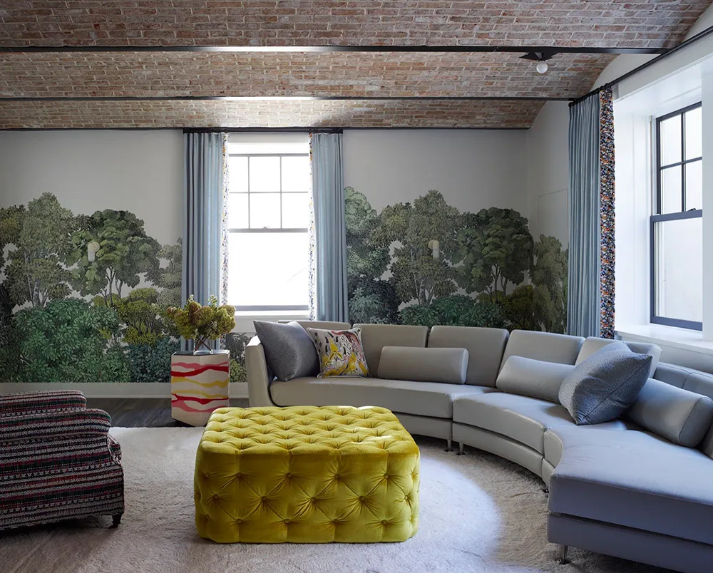 Aktive Muster und Tisch mit Käfern: Ungewöhnliches Landhaus in New Jersey - Gallery image 17