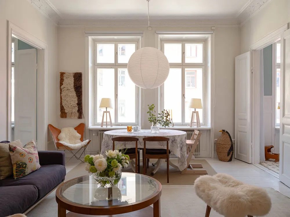 Nice Pastel Interior with Ballerina in Sweden (75 sqm) - Gallery image 3