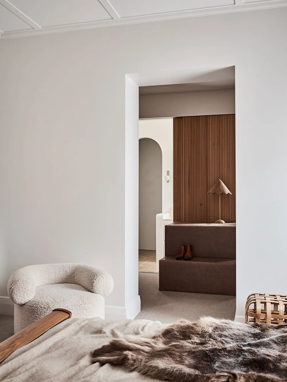 Stylowy naturalny wnętrze nowoczesnej wille w Australii - Gallery image 10