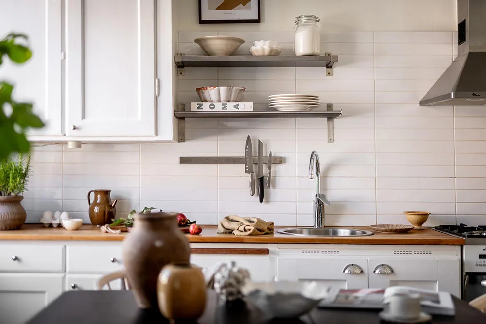 Ziegel und warme Töne: Gemütliche Kleinstwohnung in Gotenburg (35 qm) - Gallery image 7