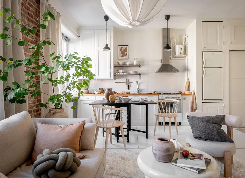 Ziegel und warme Töne: Gemütliche Kleinstwohnung in Gotenburg (35 qm) - Gallery image 13