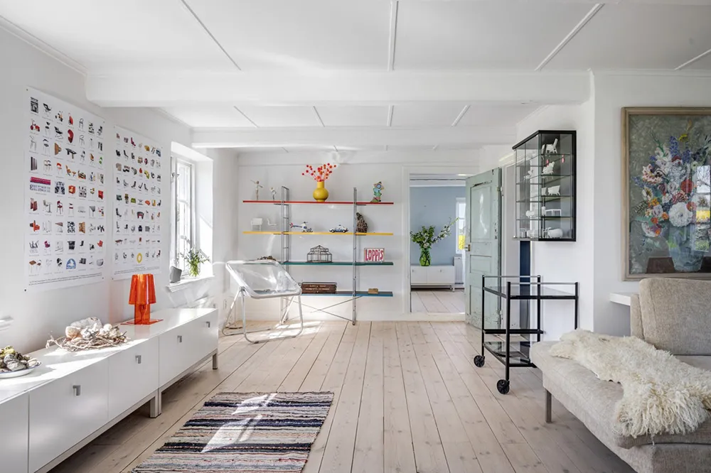 White Interiors of a Historic Farm Near the Sea in Sweden - Gallery image 8