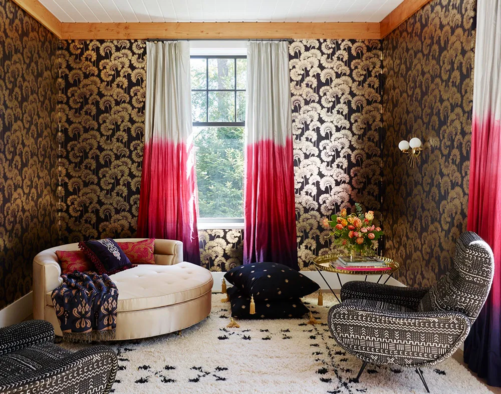 Aktive Muster und Tisch mit Käfern: Ungewöhnliches Landhaus in New Jersey - Gallery image 12