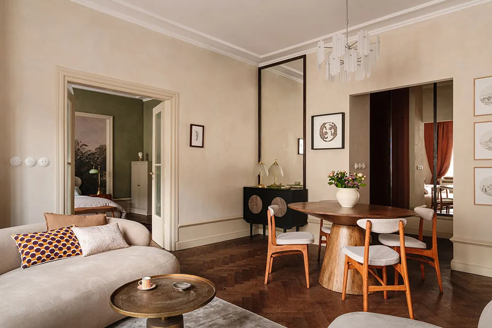 Style apartment of a travel blogger in Warsaw with elegant details - Gallery image 3