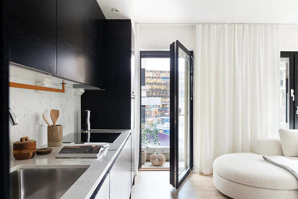 Mínimismo blanco y negro suave en Estocolmo (58 m²) - Gallery image 5