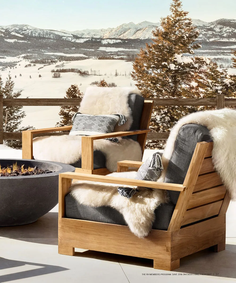 Fashionable Trends in Mountain Chalet Design: Ski House Collection by Restoration Hardware - Gallery image 15