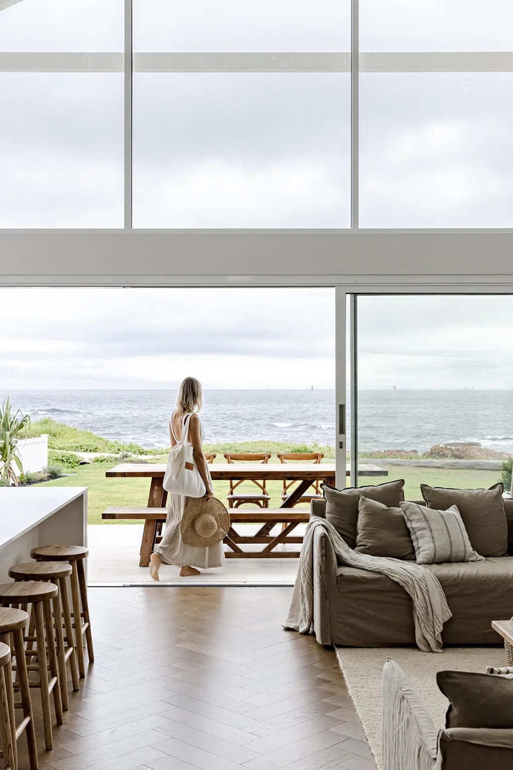 Weiß wie Zwieback: Moderne Strandhaus in Australien - Gallery image 1