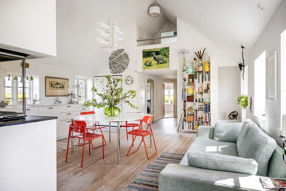 White Interiors of a Historic Farm Near the Sea in Sweden - Gallery image 5