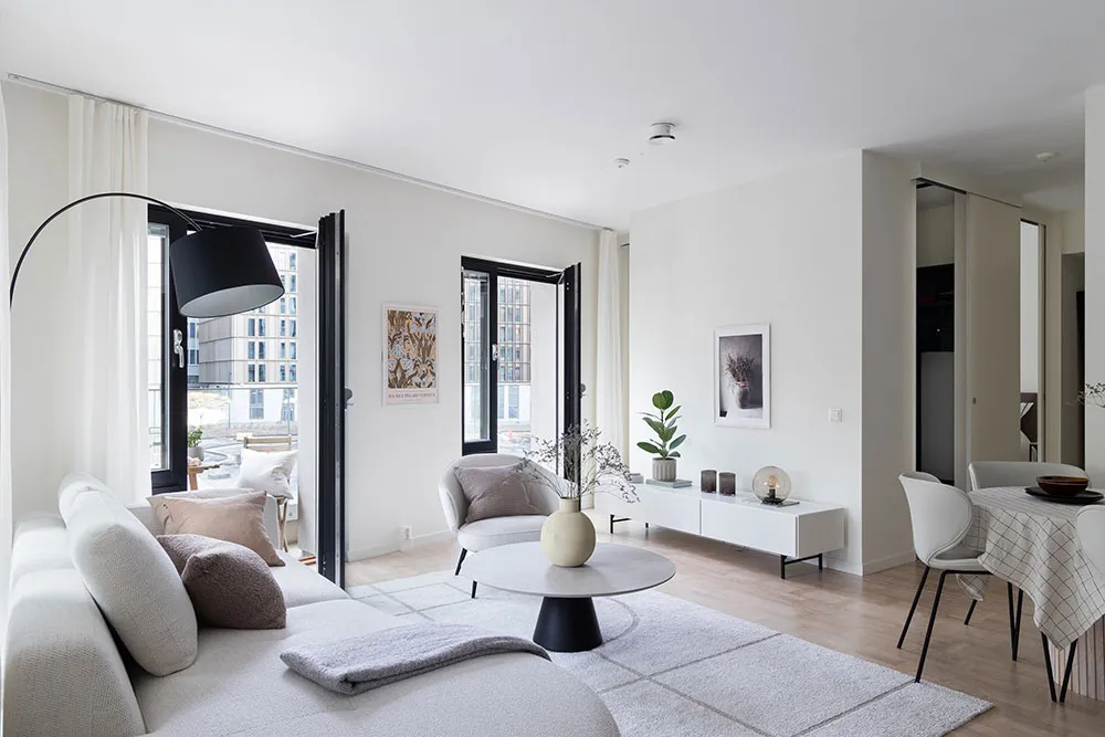 Mínimismo blanco y negro suave en Estocolmo (58 m²) - Gallery image 7