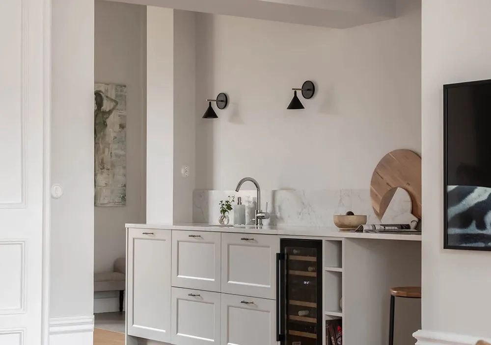 Einfarbig, elegant und angenehm: Wohnung in Stockholm (92 qm) - Gallery image 12