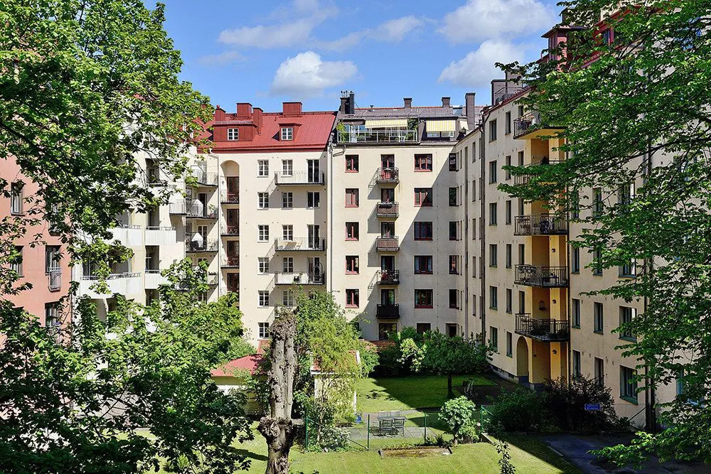 Ziegel und warme Töne: Gemütliche Kleinstwohnung in Gotenburg (35 qm) - Gallery image 22