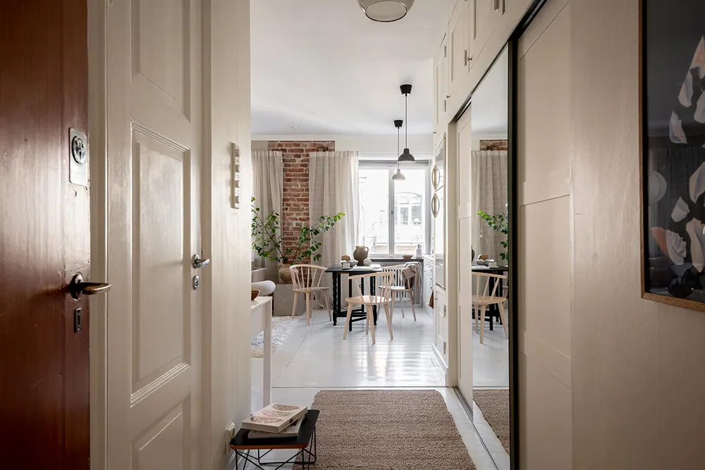 Ziegel und warme Töne: Gemütliche Kleinstwohnung in Gotenburg (35 qm) - Gallery image 4