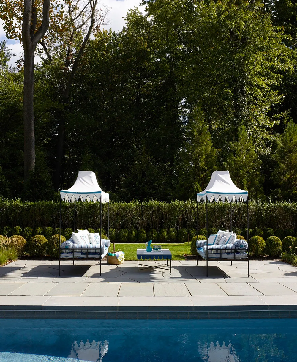 Aktive Muster und Tisch mit Käfern: Ungewöhnliches Landhaus in New Jersey - Gallery image 3