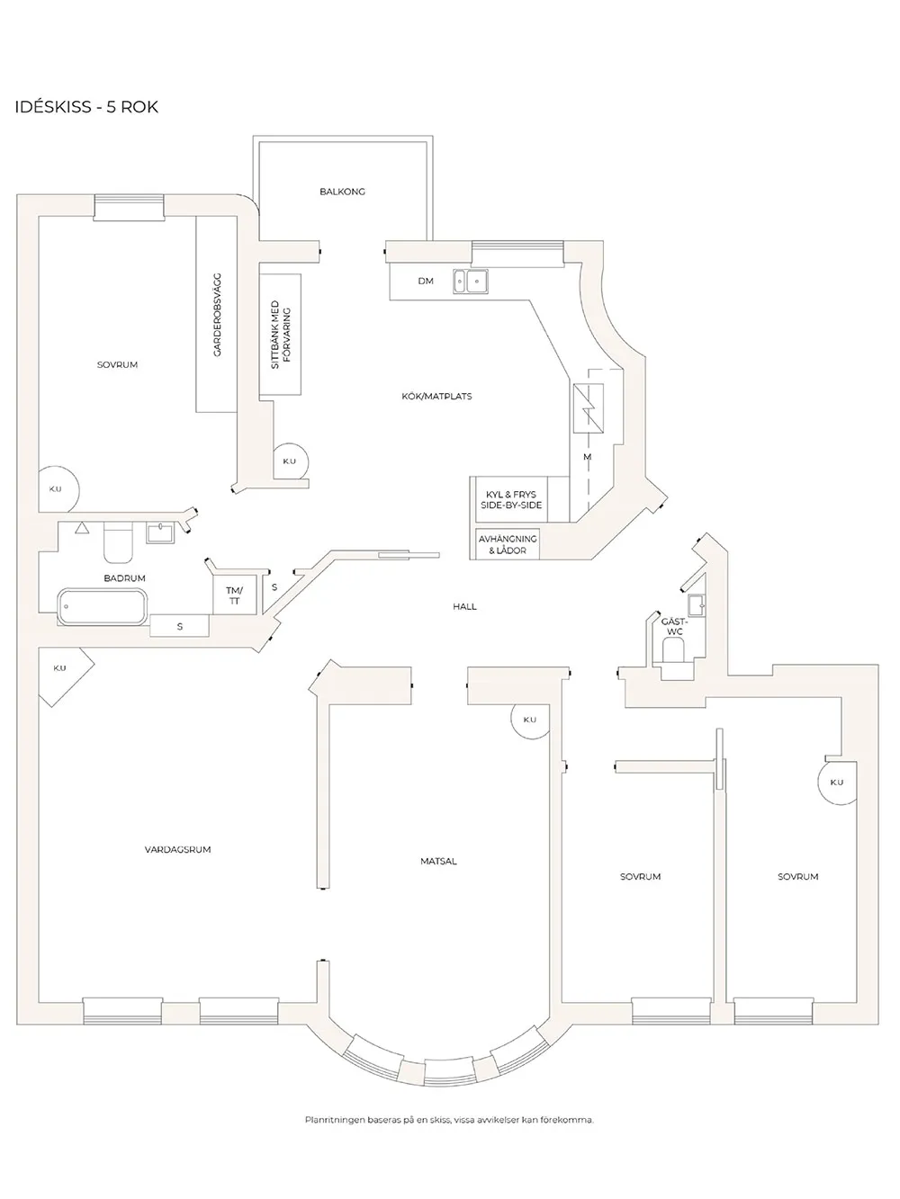 Elegant Interior in Blue Tones in a Historic House in Central Stockholm - Gallery image 33