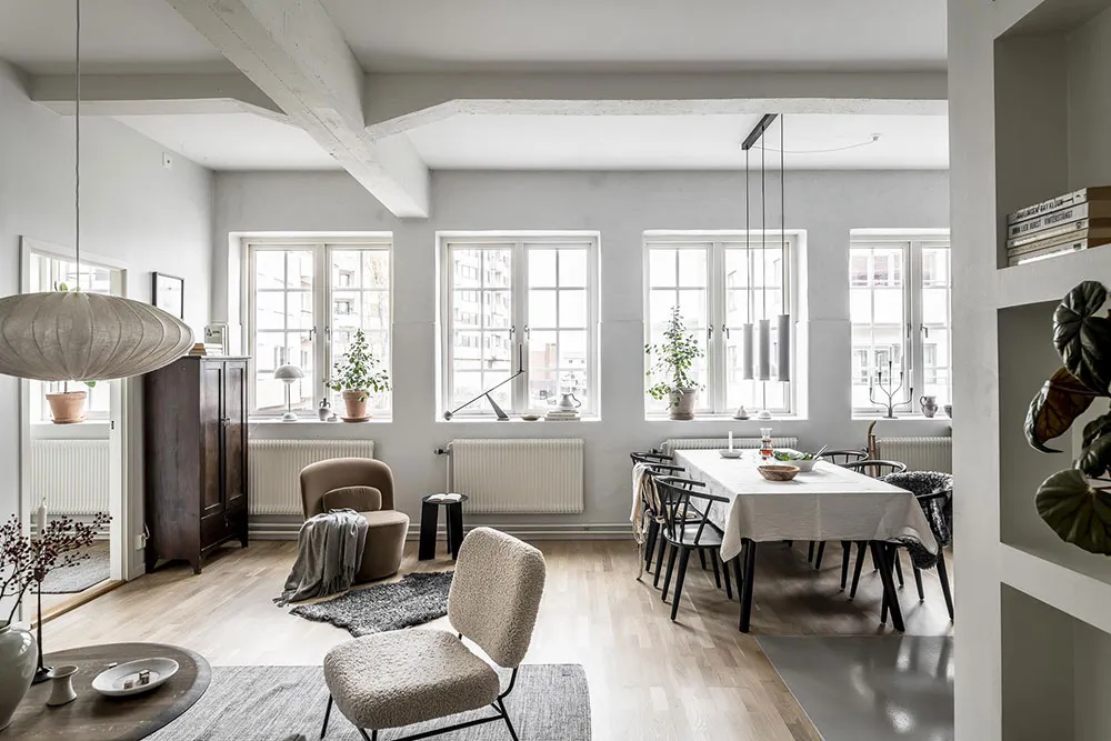 Світлий лофт у будівлі старої картонної фабрики в Гетеборзі (58 кв. м) - Gallery image 20