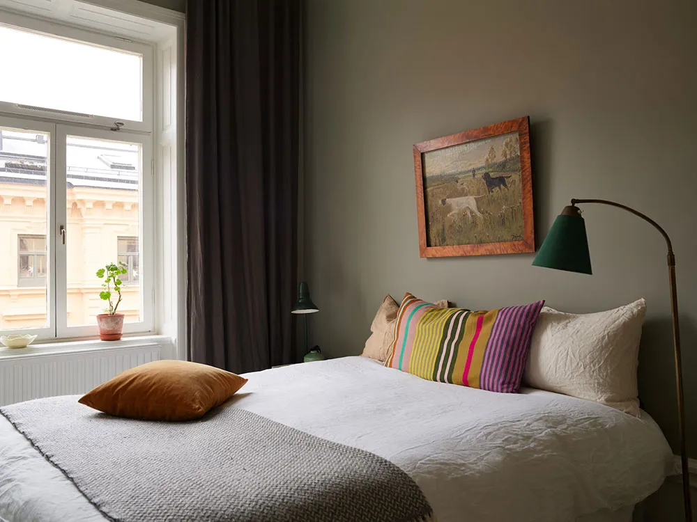 Красиві відтінки зеленого в дизайні затишної скандинавської квартири - Gallery image 33