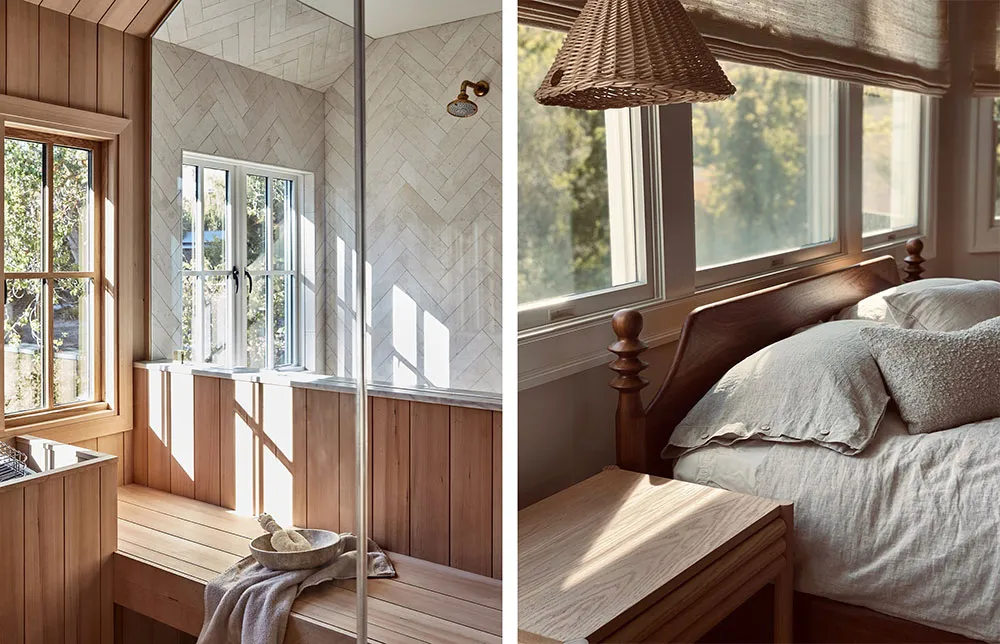 Eleganz natürlicher Materialien im Design eines Vorstadthaus in Kalifornien - Gallery image 20