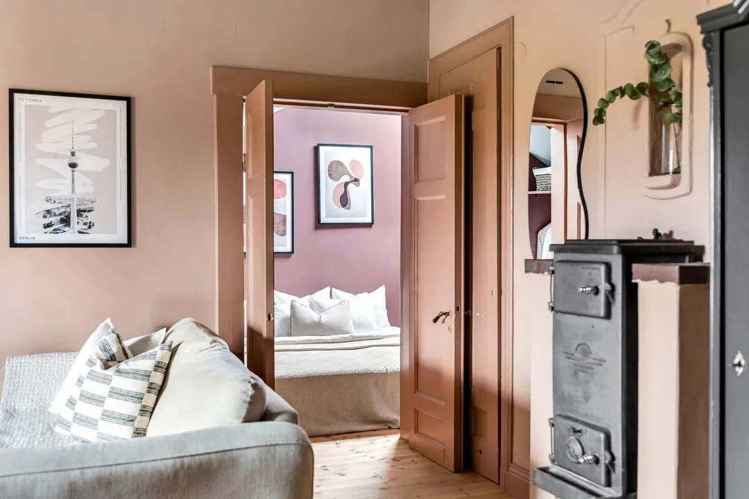 स्वीडन में स्थित एक असामान्य अपार्टमेंट के डिज़ाइन में दिलचस्प पेस्टल शेड
(“Interesting Pastel Tones in the Design of an Unusual Apartment in Sweden”) - Gallery image 8