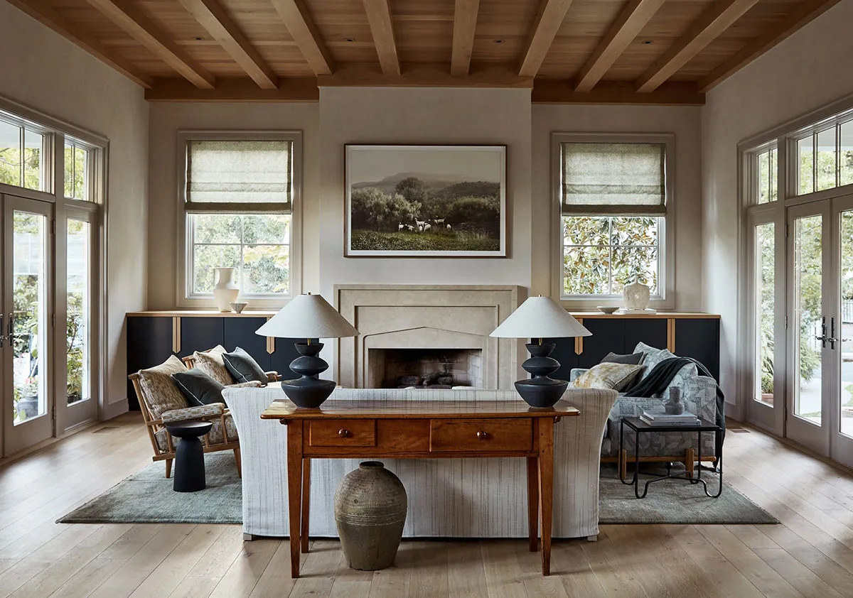 Eleganz natürlicher Materialien im Design eines Vorstadthaus in Kalifornien - Gallery image 9